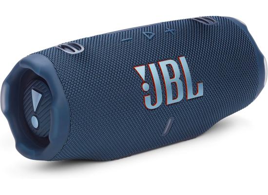 JBL Charge 6 - Portable Waterproof & Drop-Proof Bluetooth Speaker, Bold Pro Sound with AI Sound Boost, 28Hrs of Playtime, Built-in power bank & Comes with a Sturdy/Removable Carrying Strap - Blue